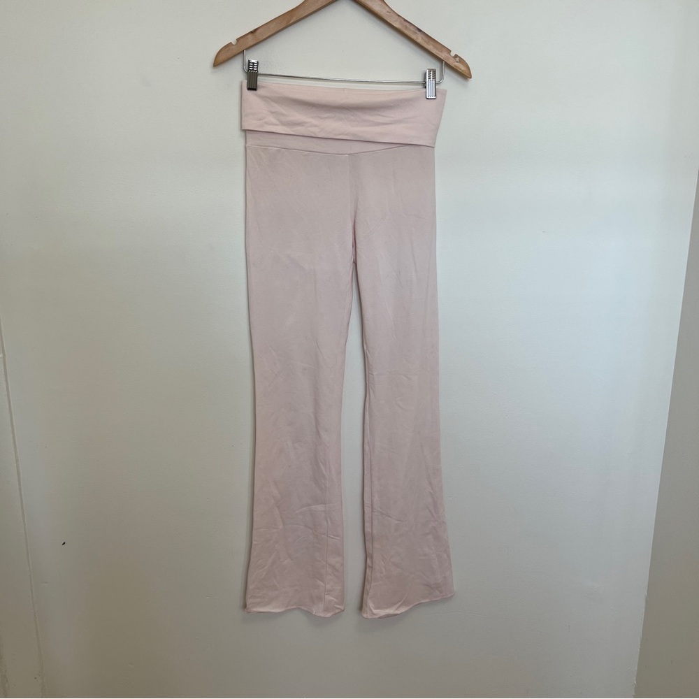 Skims Cotton Jersey Foldover Pant Barely Pink Size Small NWOT - Picture 2 of 5